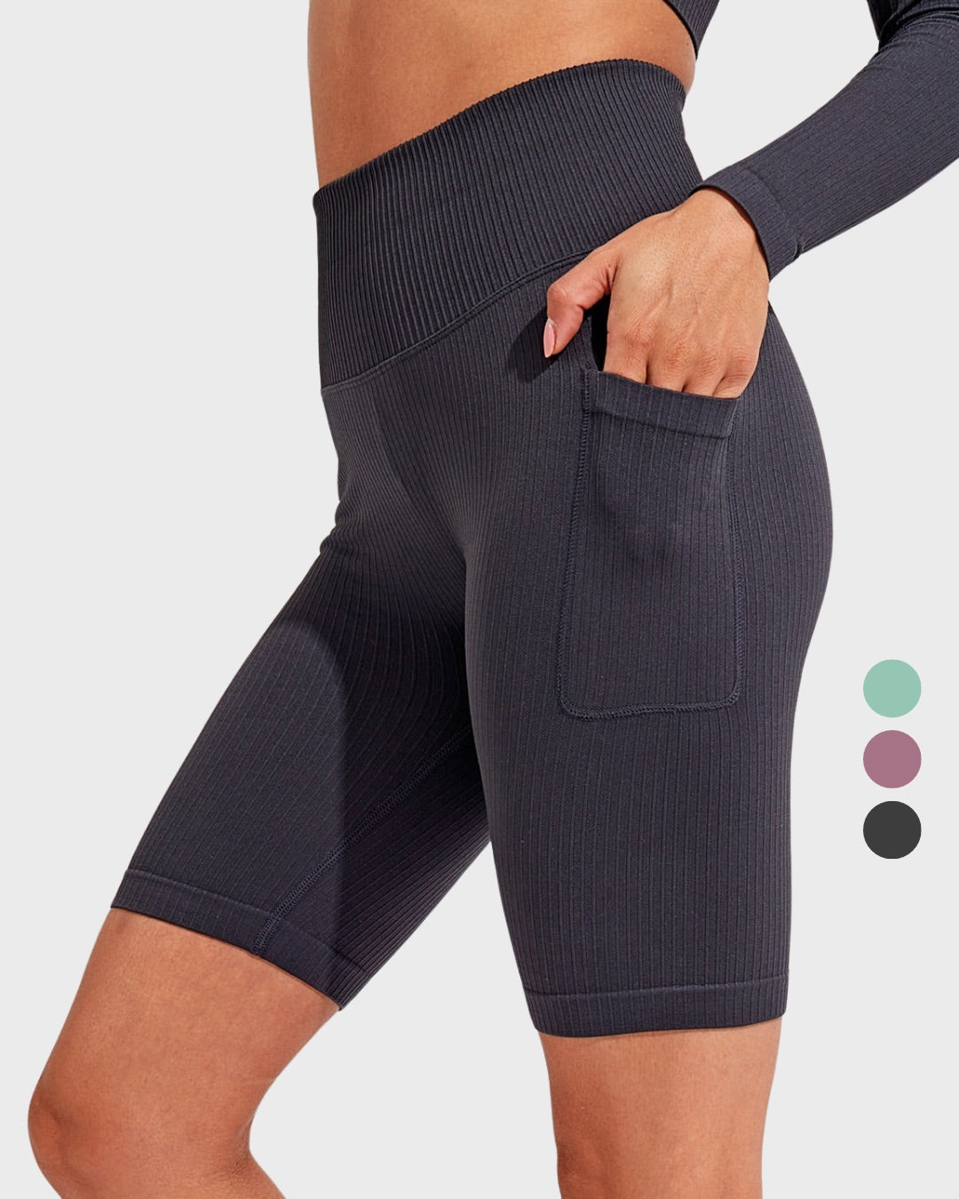 Ribbed Seamless '3D Fit' Shorts