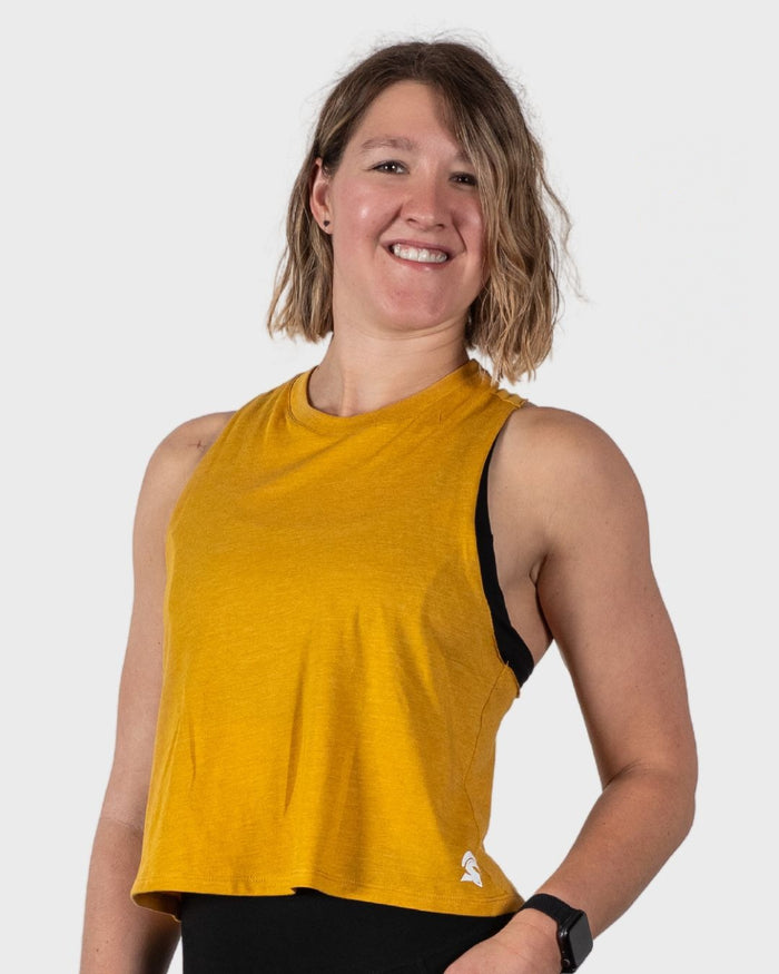 3D-FIT Cropped Tank — SPOFIS Performance Wear