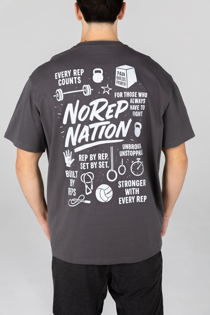 OFF-WOD Chaos Tee Heavy Oversized Shirt — SPOFIS Performance Wear